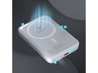 Wozinsky WRW349YWS 10000 mAh Magnetic Power Bank - White