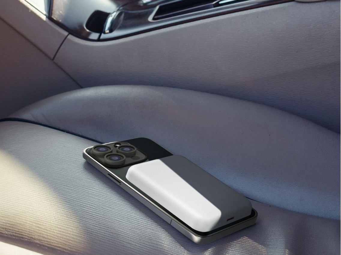 Wozinsky WRW349YWS 10000 mAh Magnetic Power Bank - White