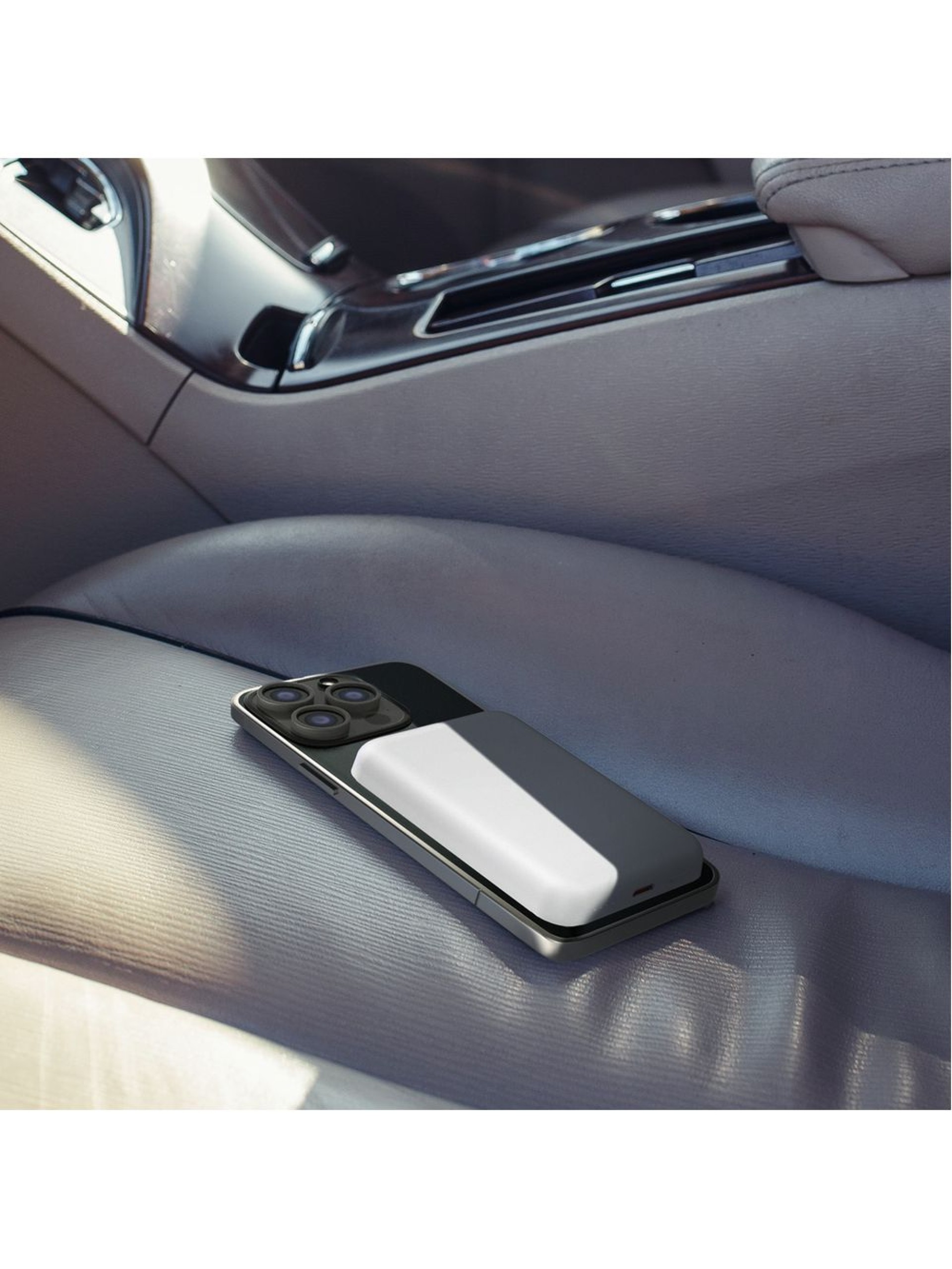 Wozinsky WRW349YWS 10000 mAh Magnetic Power Bank - White