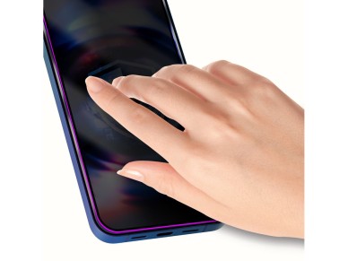 Película de privacidade 3MK Hardglass Max para iPhone 15/16 Película de privacidade 3MK Hardglass Max para iPhone 15/16
