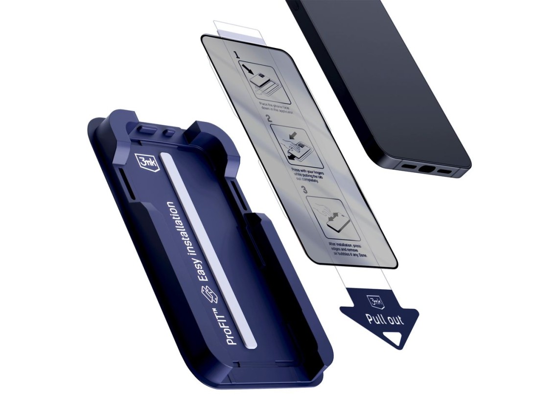 Cristal de privacidad 3mk Hardglass Max para iPhone 17 Pro