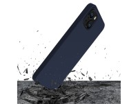 Capa de silicone 3mk para iPhone 15 Plus - Azul Marinho Capa de silicone 3mk para iPhone 15 Plus - Azul Marinho
