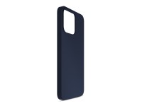Funda de silicona 3mk para iPhone 15 Pro Max - Azul marino Funda de silicona 3mk para iPhone 15 Pro Max - Azul marino
