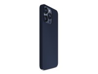 Funda de silicona 3mk para iPhone 15 Pro Max - Azul marino Funda de silicona 3mk para iPhone 15 Pro Max - Azul marino