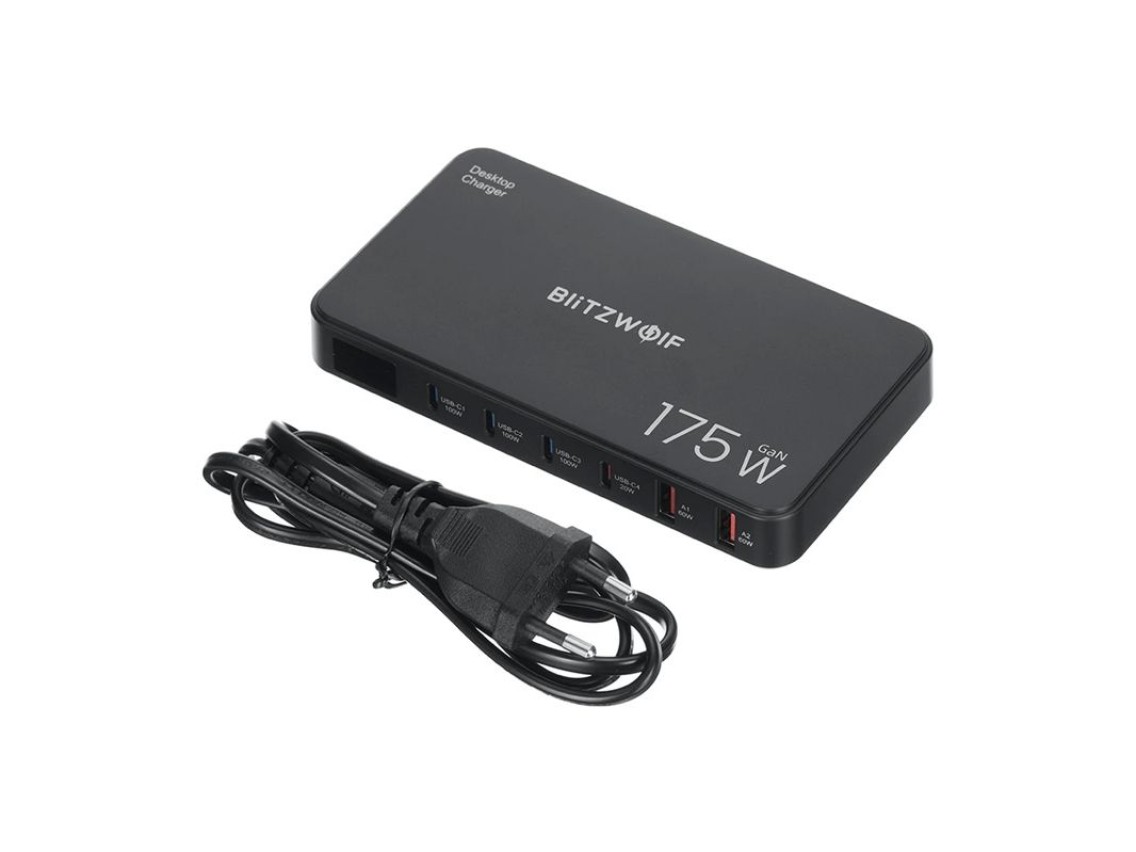 Blitzwolf BW-S30 6-in-1 Charging Station 4xUSB-C + 2xUSB 175W