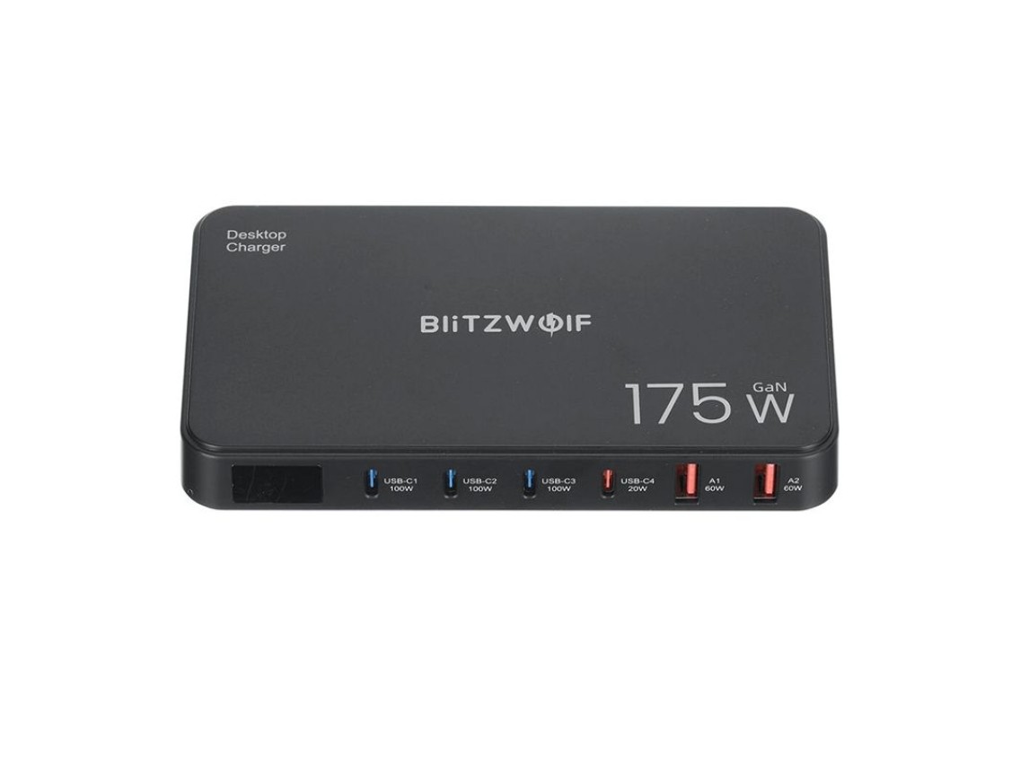 Blitzwolf BW-S30 6-in-1 Charging Station 4xUSB-C + 2xUSB 175W
