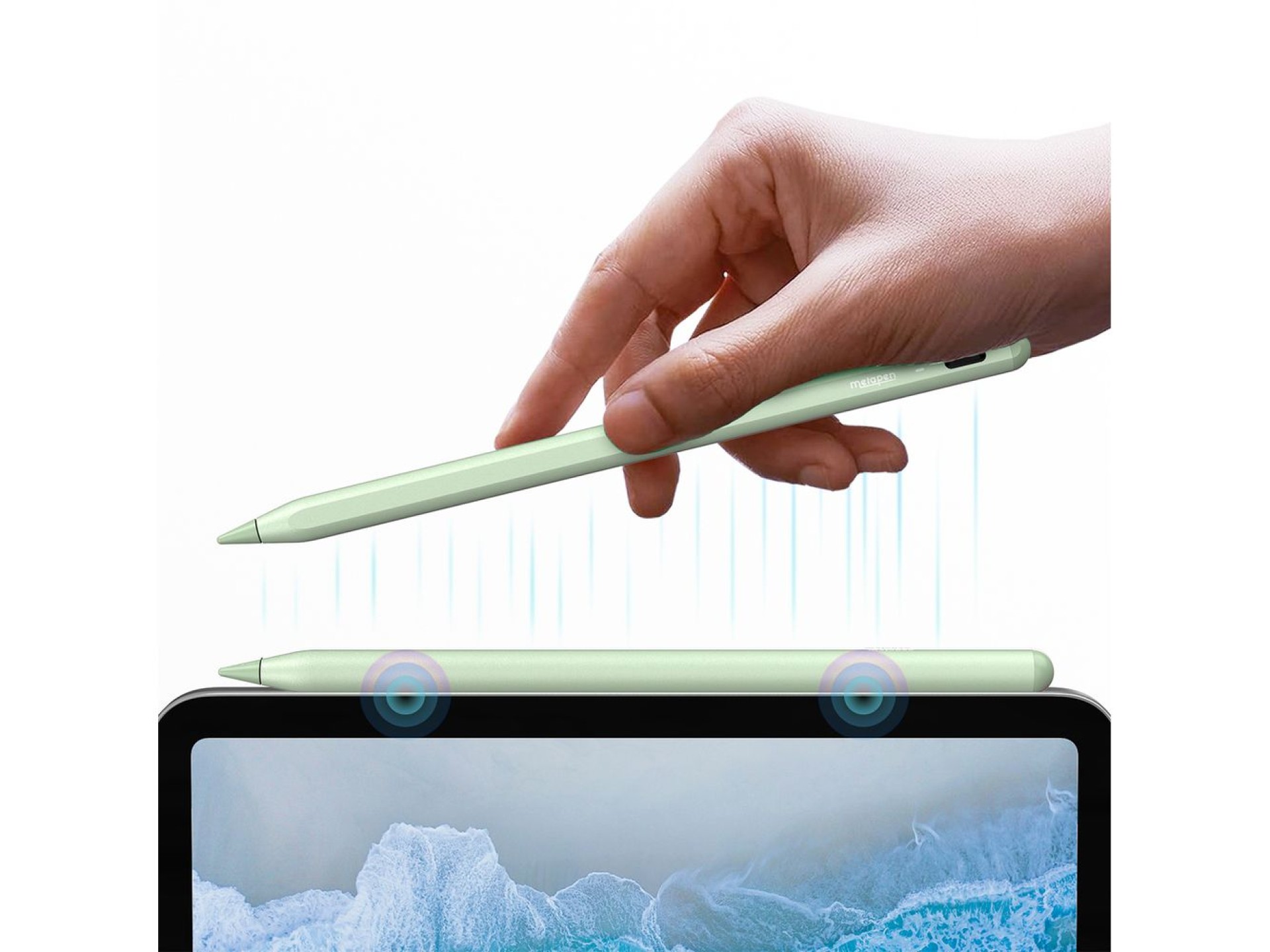 Lápiz óptico activo Metapen A8 para iPad USB-C - Verde