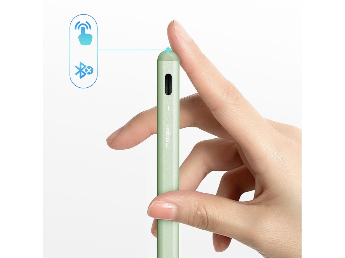 Lápiz óptico activo Metapen A8 para iPad USB-C - Verde