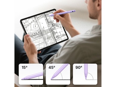 L�piz �ptico activo Metapen A8 para iPad USB-C - Morado