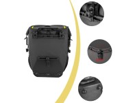 Bolsa de bagageiro impermeável Rockbros AS-001 27L - Preta Bolsa de bagageiro impermeável Rockbros AS-001 27L - Preta