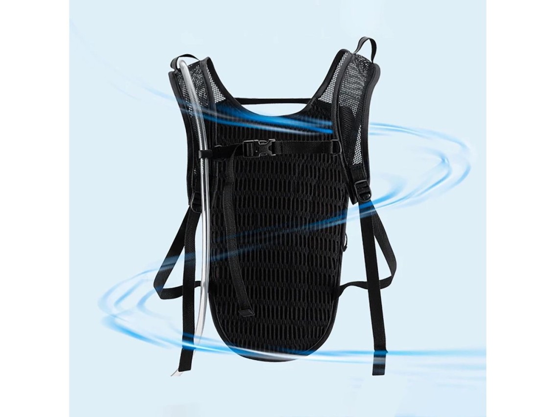 Rockbros H32 Hydration Backpack with 2L Water Reservoir for Cycling and Running - Black