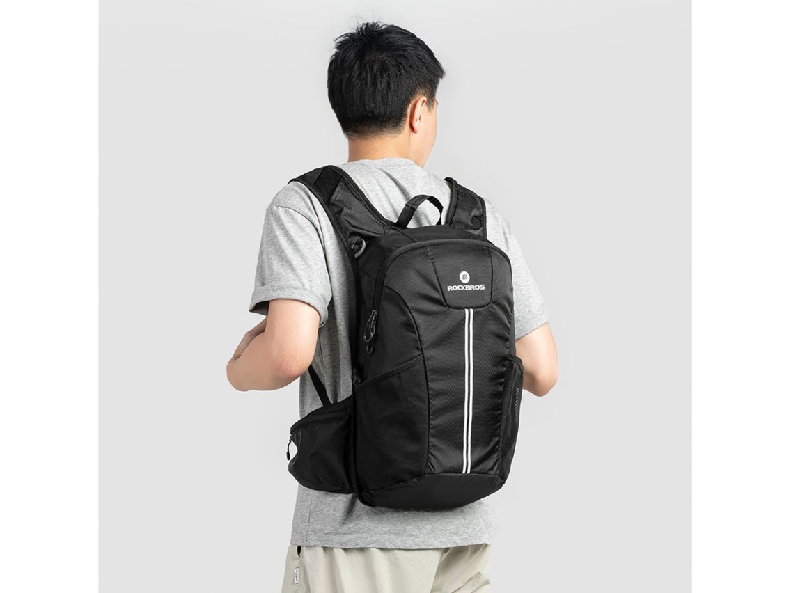 Rockbros H9 city backpack 20 l lightweight waterproof - black