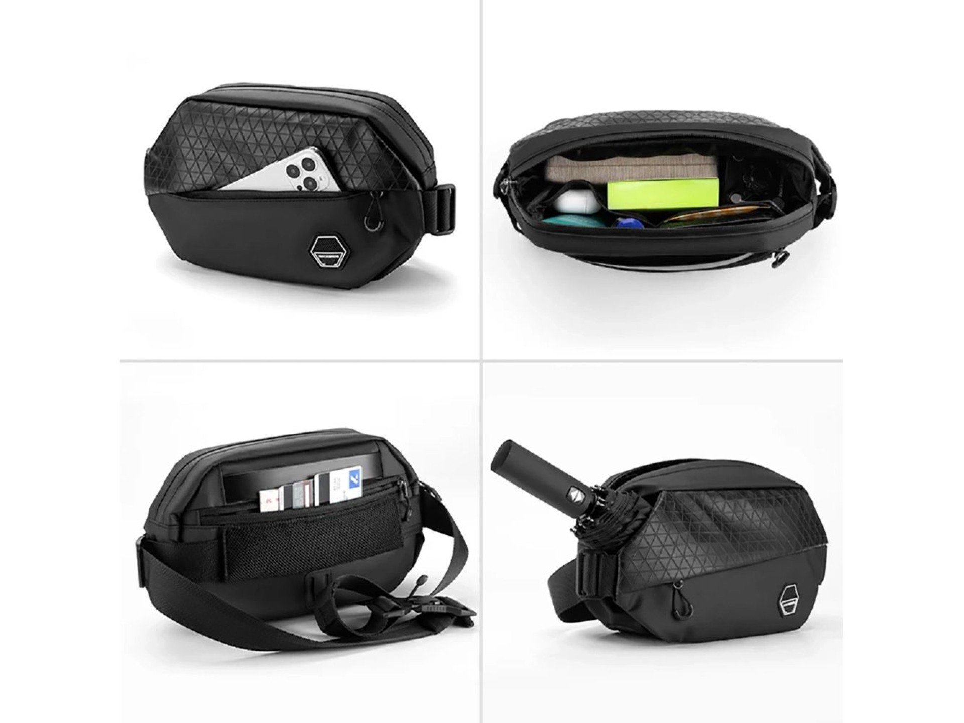 Rockbros H23 multifunctional waterproof bag 3.5 l - black