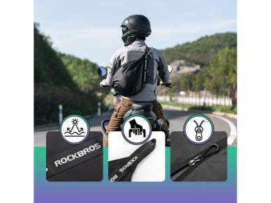 Mochila Rockbros H34 com suporte para capacete - Preta Mochila Rockbros H34 com suporte para capacete - Preta
