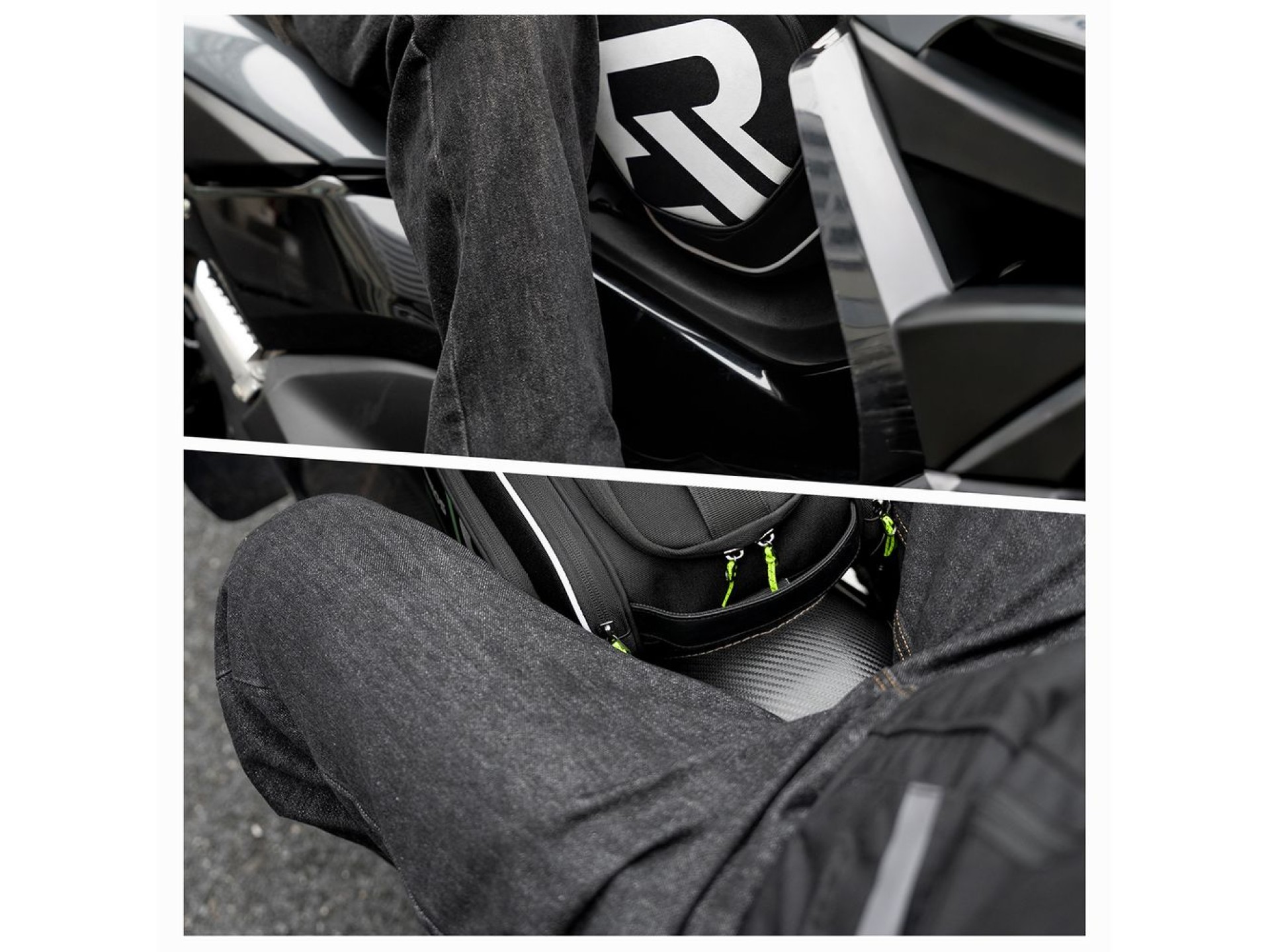 Bolsa de tanque Rockbros A40-1 para motocicletas de 12 litros - Preta