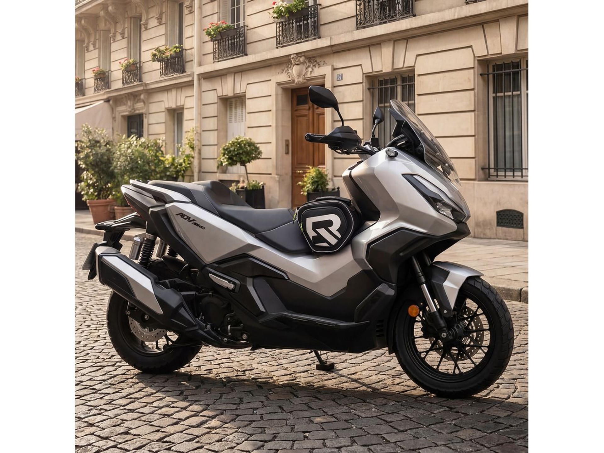 Bolsa de tanque Rockbros A40-1 para motocicletas de 12 litros - Preta