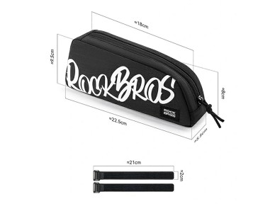 Rockbros G009 Flash Journey Top Tube Bike Bag 0.8L - Black Rockbros G009 Flash Journey Top Tube Bike Bag 0.8L - Black