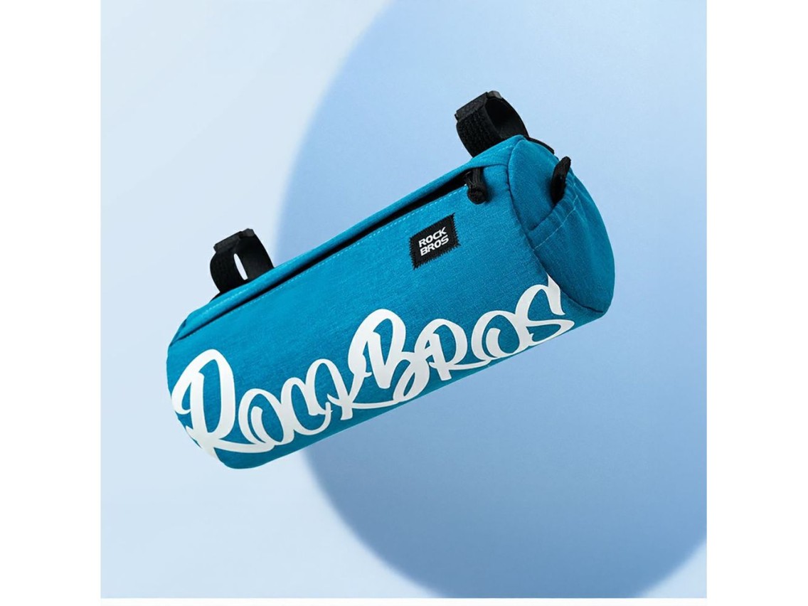 Bolsa de guidão para bicicleta Rockbros G005 Flash Journey 2L - Azul