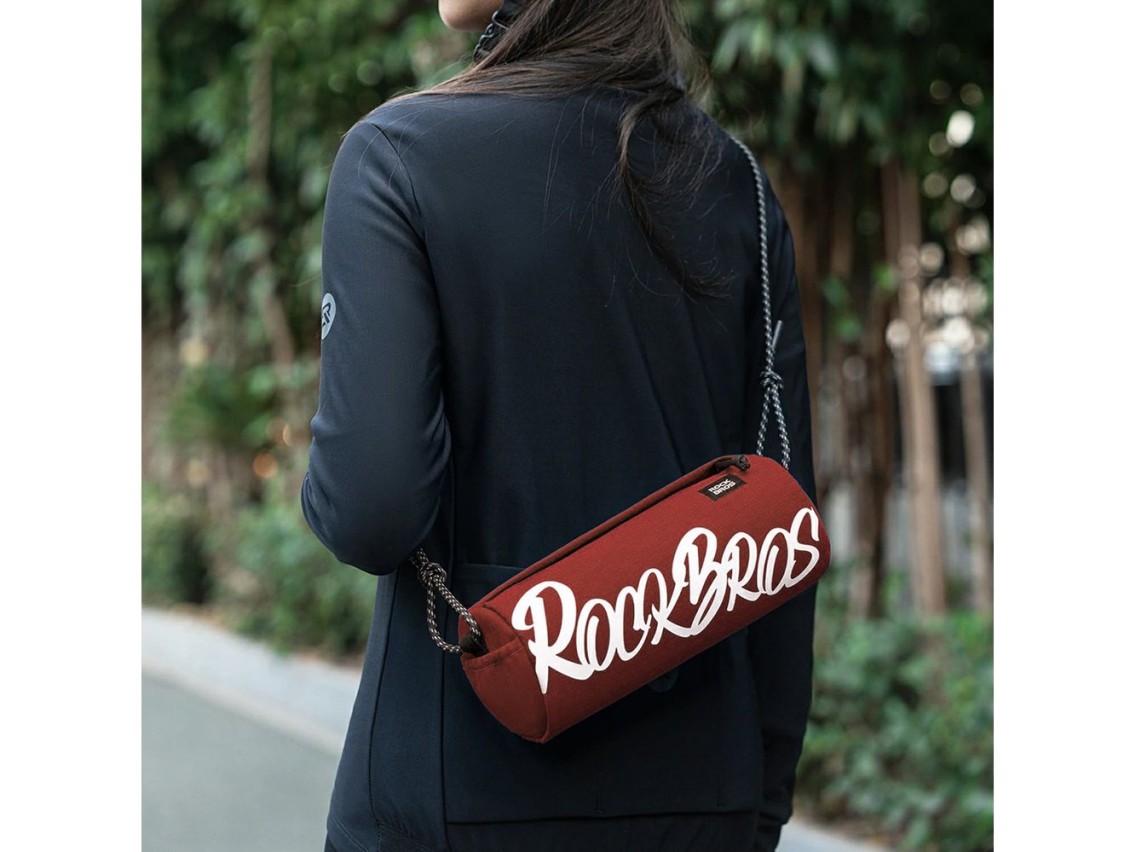 Bolsa de guidão para bicicleta Rockbros G005 Flash Journey 2L - Vermelha