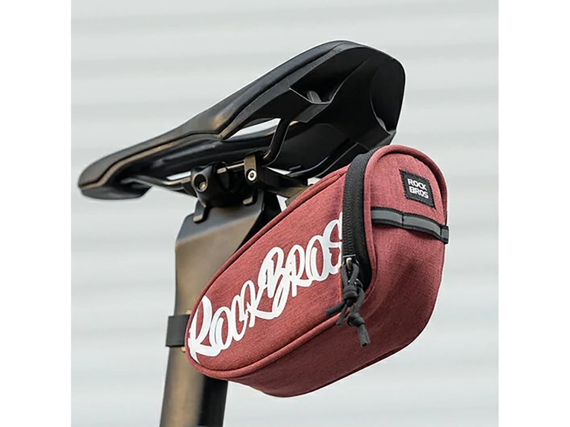 Bolsa de selim Rockbros G007 Flash Journey 0,8 l - Vermelha