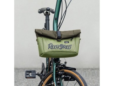 Rockbros W020-1 Foldable Handlebar Bicycle Bag - Green Rockbros W020-1 Foldable Handlebar Bicycle Bag - Green