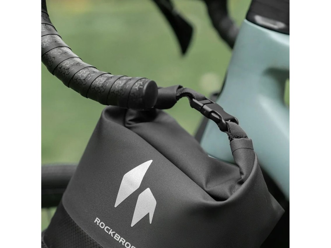 Rockbros AS-156 7l Fork Bag Waterproof Pannier - Black