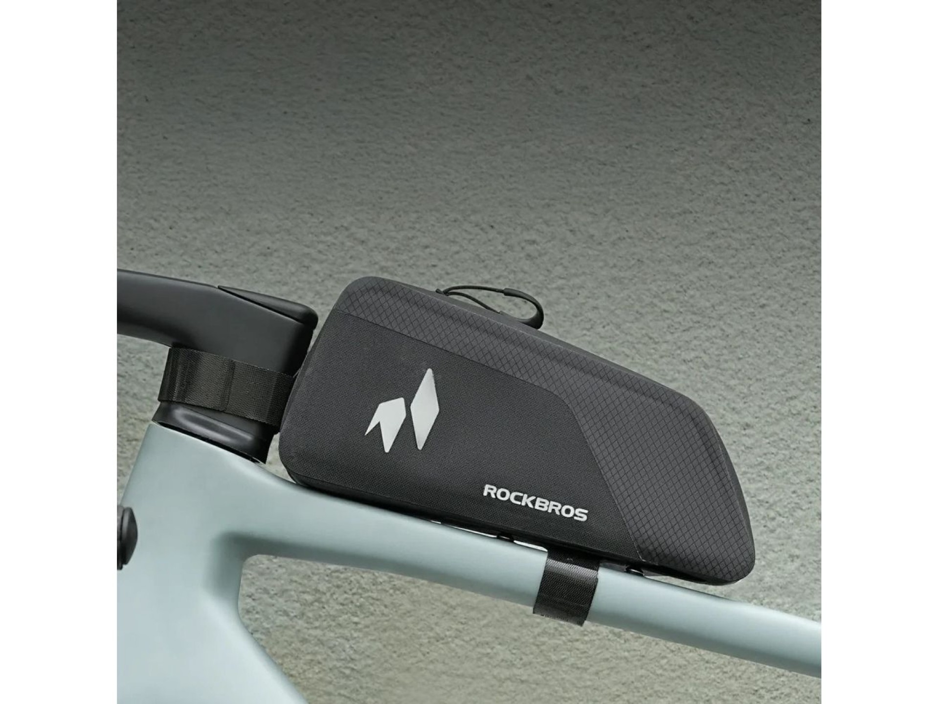 Bolsa impermeável para quadro superior Rockbros AS-151 RideMate - Preta