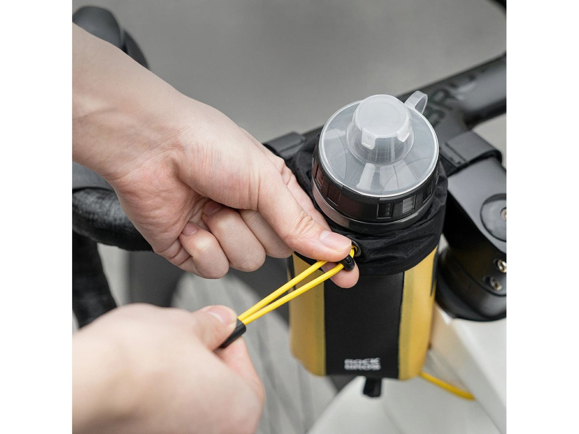 Rockbros AS-162 Waterproof Handlebar Bottle Bag - Yellow