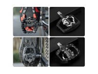 Rockbros PD303 Half-Lock Platform Bicycle Pedals - Black Rockbros PD303 Half-Lock Platform Bicycle Pedals - Black