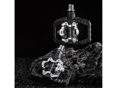Rockbros PD303 Half-Lock Platform Bicycle Pedals - Black Rockbros PD303 Half-Lock Platform Bicycle Pedals - Black