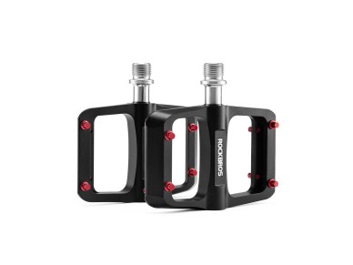 Pedais de plataforma Rockbros BP2603 para bicicleta com eixo de tit�nio e rolamentos de liga de magn