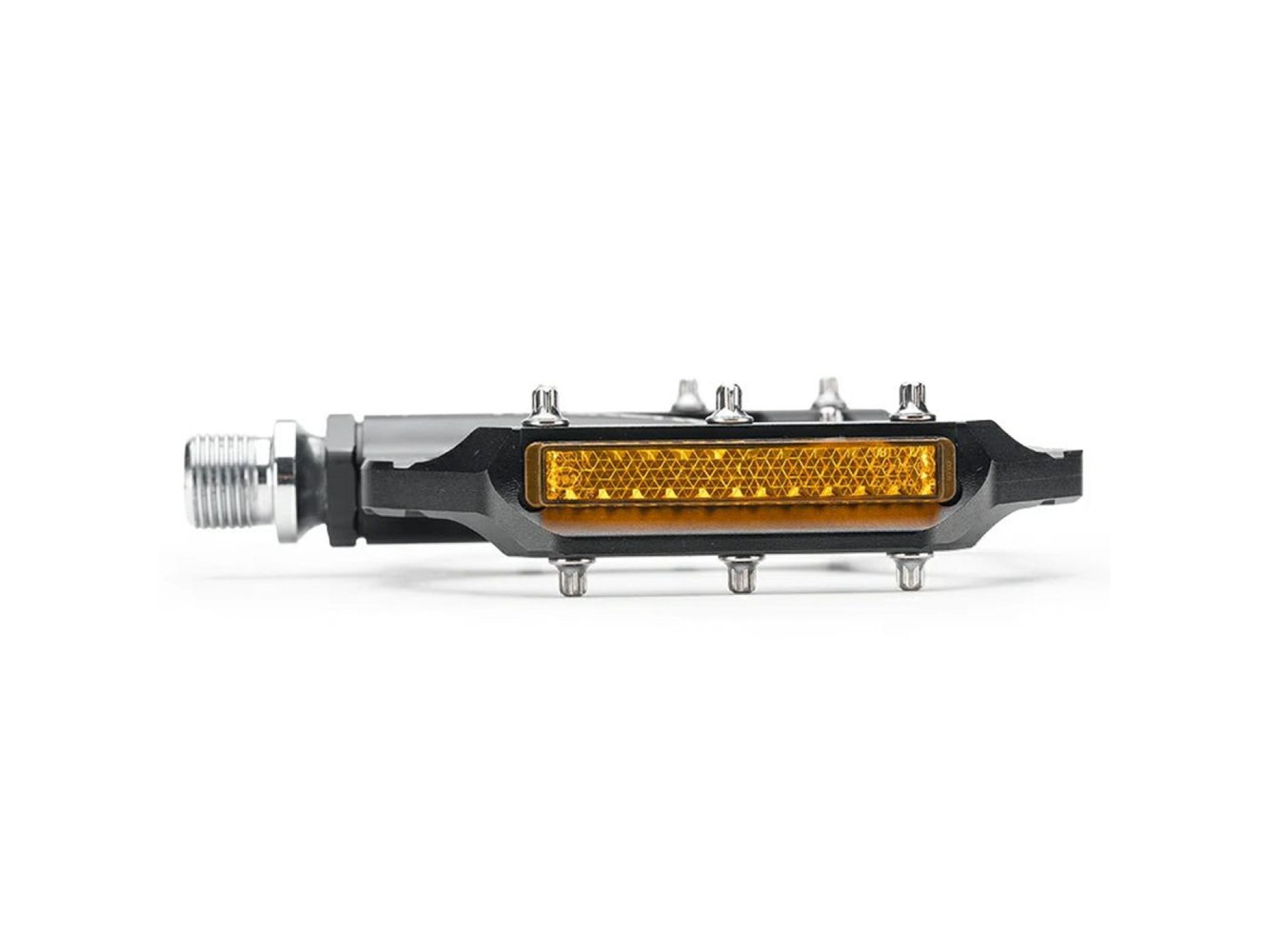 Rockbros C700 Reflective Aluminum Platform Bicycle Pedals - Black