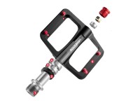 Pedais de plataforma Rockbros BP2603 para bicicleta com eixo de tit�nio e rolamentos de liga de magn
