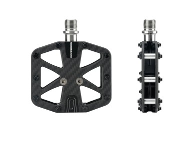 Rockbros C525 Carbon Fiber Platform Bike Pedals - Black Rockbros C525 Carbon Fiber Platform Bike Pedals - Black
