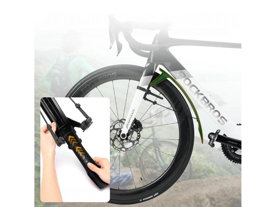Rockbros FK-892 Off-Road Adjustable Bicycle Fenders - Black