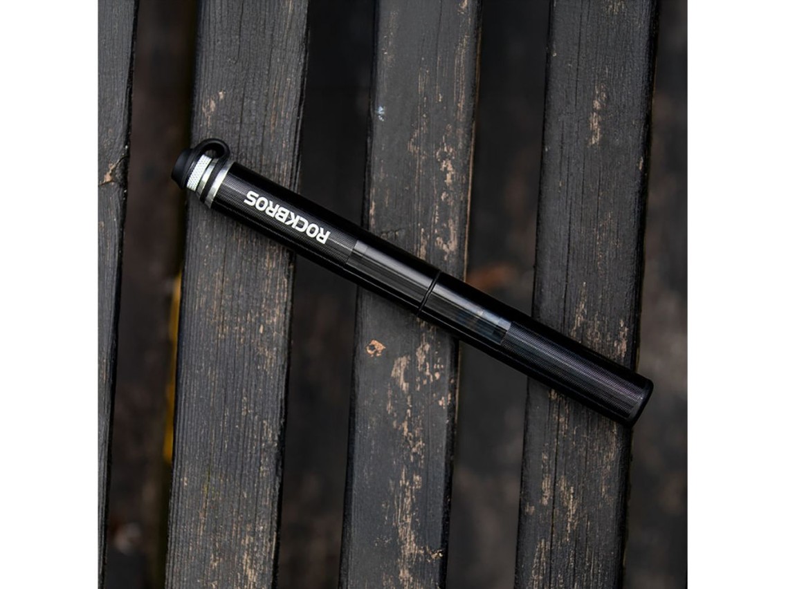Rockbros HQ-67A-L03 BK Bicycle Pump with Pressure Gauge - Black