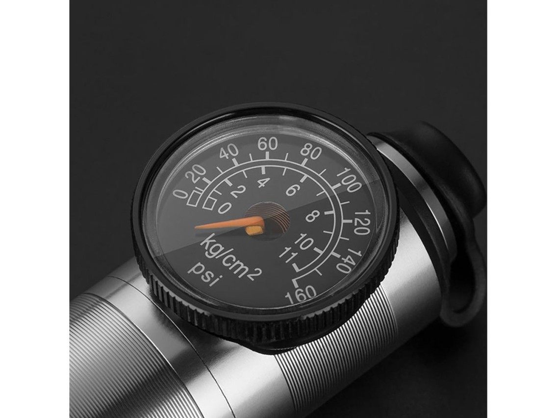 Rockbros HQ-67A-L03 BK Bicycle Pump with Pressure Gauge - Black