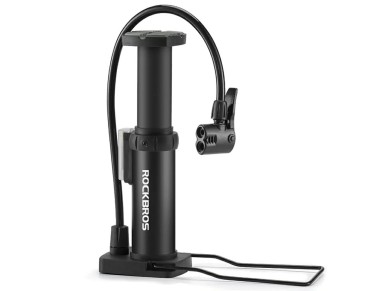 Rockbros 4522L Ultralight Foot Bicycle Pump - Black Rockbros 4522L Ultralight Foot Bicycle Pump - Black