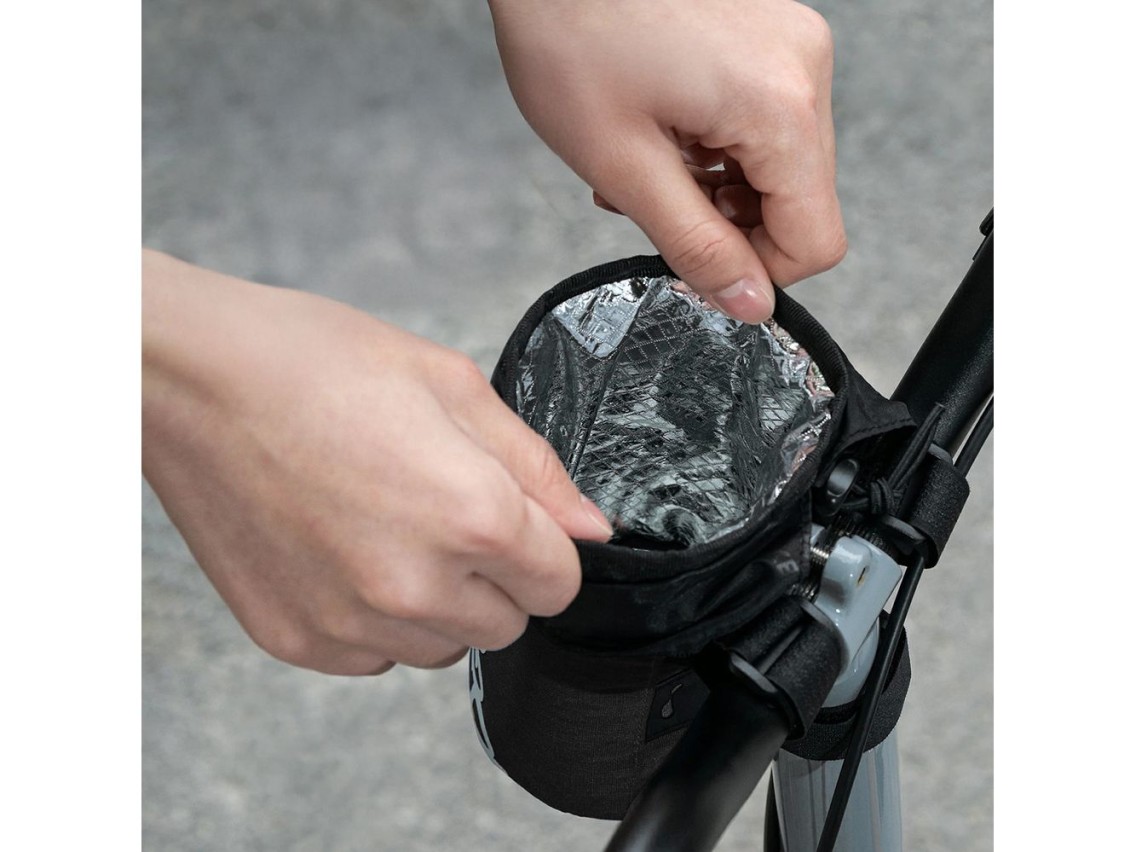 Bolsa para garrafa de água Rockbros G004 Flash Journey de 1 litro - Preta