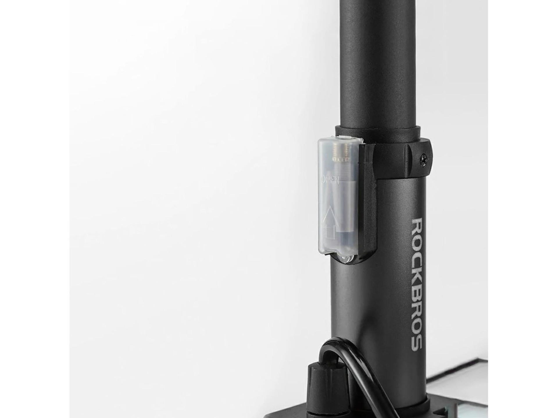 Rockbros 4522L Ultralight Foot Bicycle Pump - Black