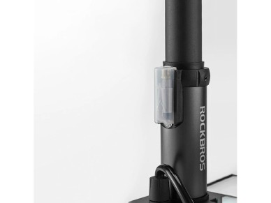 Rockbros 4522L Ultralight Foot Bicycle Pump - Black Rockbros 4522L Ultralight Foot Bicycle Pump - Black