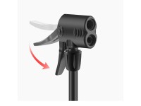Rockbros 4522L Ultralight Foot Bicycle Pump - Black Rockbros 4522L Ultralight Foot Bicycle Pump - Black