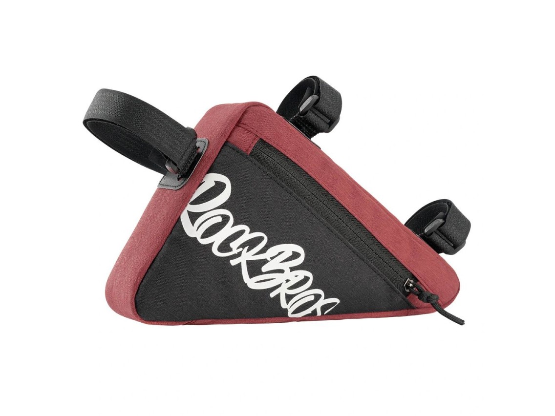 Bolsa para cuadro de bicicleta Rockbros G001 Flash Journey Triangle 0,8 l - Roja