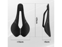 Rockbros LF0214 Anatomical 3D Waterproof Bicycle Saddle - Black Rockbros LF0214 Anatomical 3D Waterproof Bicycle Saddle - Black