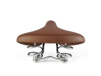 Rockbros 6800S retro comfort bicycle saddle - brown