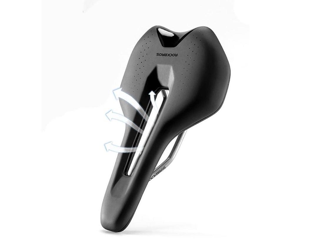 Rockbros RK145 Sports Anatomic Bicycle Saddle - Black