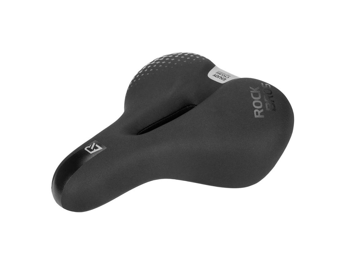 Rockbros 6876 comfortable ergonomic bicycle saddle - black