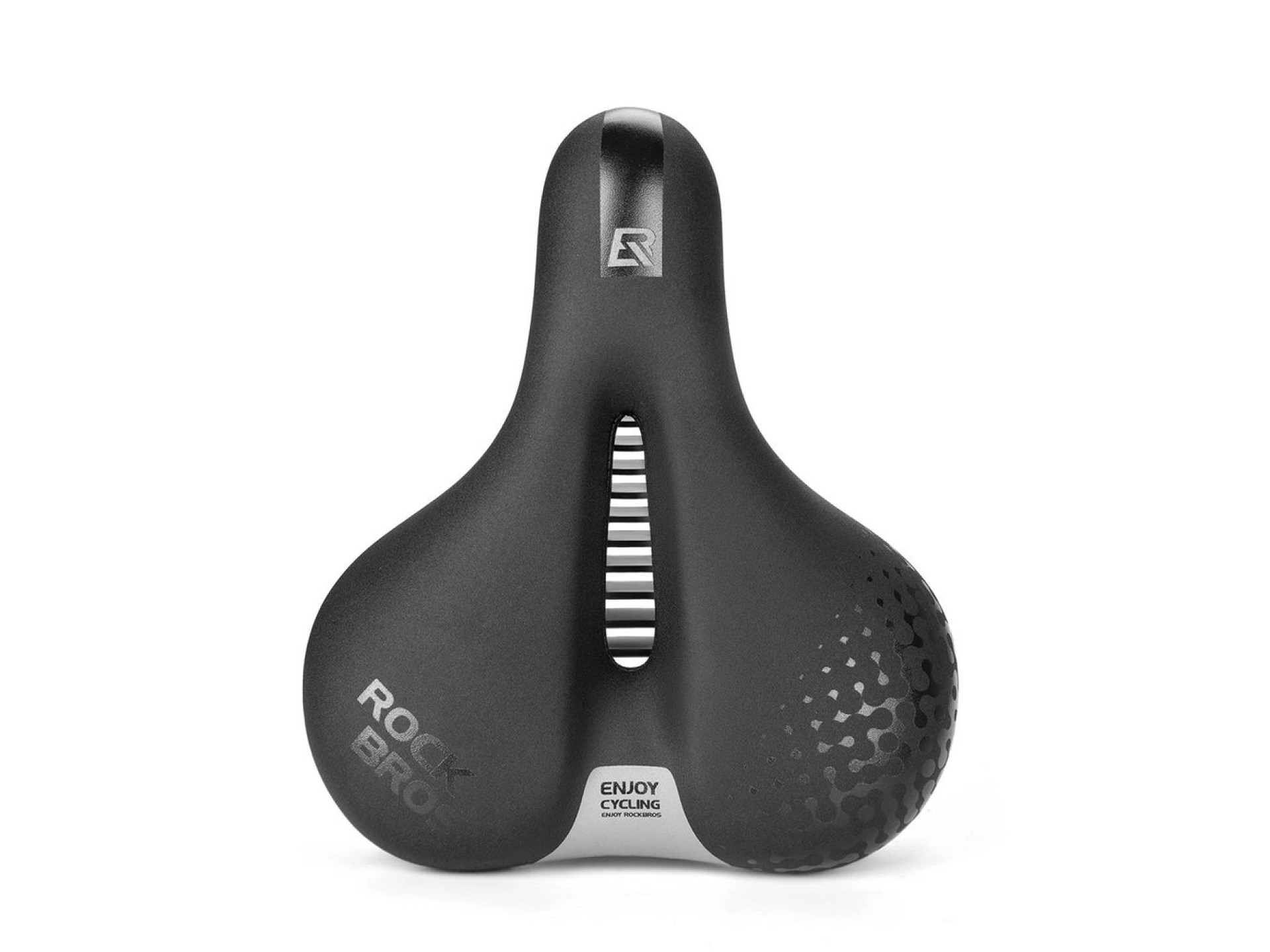 Rockbros 6876 comfortable ergonomic bicycle saddle - black