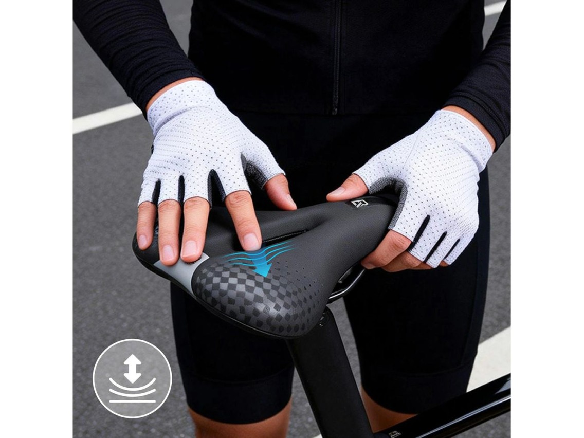 Selim de bicicleta ergonômico e confortável Rockbros 6876 - preto