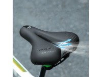 Selim de bicicleta ergonômico e confortável Rockbros 6876 - preto Selim de bicicleta ergonômico e confortável Rockbros 6876 - preto